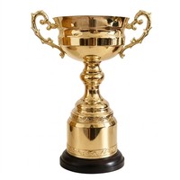 Trophée en métal personnalisé JINZUN pour événements sportifs, or/argent, grand format, trophée en métal de qualité supérieure, récompense de compétition, cadeau pour champion