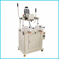Machine de fraisage à copie haute vitesse à tête unique pour profilés aluminium, avec broche de 12 000 tr/min, pour le fraisage des trous de serrures de fenêtres et de portes
