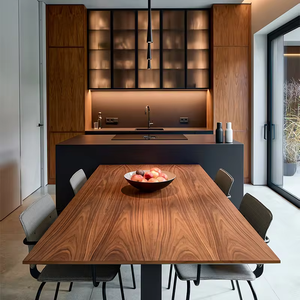 Модульные кухонные шкафы с синей глянцевой отделкой и выдвижными ящиками - Product Image 3