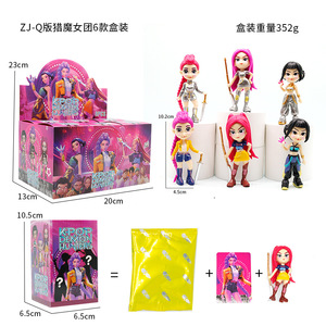 6 cái/bộ của hộp mù hình k <span class=keywords><strong>Pop</strong></span> Thợ Săn Quỷ tượng tượng cos bộ phim hoạt hình PVC mới - Product Image 4