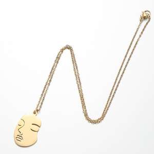 Estilo francés fresco Ins nuevo patrón colgante collar moda clavícula cadena oro moda personalidad temperamento collar - Product Image 5