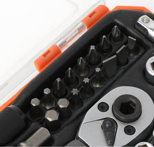 Đa Chức Năng 31Pcs 1/4 "Ổ Cắm Ổ Cắm Thiết Lập Của Nhãn Hiệu 72 Răng Ratchet Cờ Lê Sửa Chữa Xe Công Cụ - Product Image 4