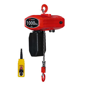 Palan d'arrêt d'urgence certifié UL SinglUL <span class=keywords><strong>2500KG</strong></span> Palan européen 500kg 6M de levage Palan électrique à chaîne de qualité personnalisable - Product Image 2