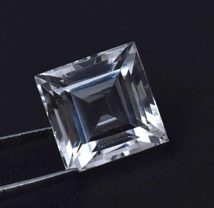 12.30Ct ควอตซ์คริสตัลธรรมชาติ100% เกรดคุณภาพสูงหินสี่เหลี่ยมขนาด13X9มม. สำหรับทำเครื่องประดับแหวนอื่นๆ - Product Image 2