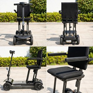 Patinete Eléctrico Plegable Portátil Ultraligero de Nuevo Diseño, 4 Ruedas, para Adultos, Alcance de 20 km, 150-250 W, NFC, Monopatín Inteligente para Viajes - Product Image 5