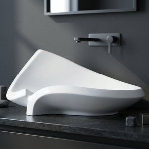 Vistaar marque exportation qualité céramique dessus de table ovale lavabo évier prix bon marché articles sanitaires de l'Inde - Product Image 6