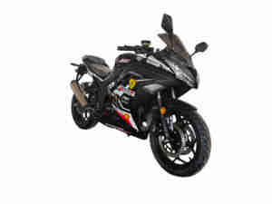 Moto tout-terrain monocylindre refroidie par air 200cc avec freins à disque (avant/arrière), moteur sans balais, allumage CDI, démarrage électrique/à manivelle - Product Image 2
