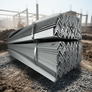 Barre d'angle en acier galvanisé à chaud ASTM A36, fer à angle revêtu de zinc pour tour - Product Image 1