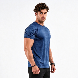 Camisetas Deportivas Personalizadas Baratas al por Mayor para Hombre, Camisetas de Poliéster 100%, Camisetas Deportivas de Gimnasio con Elastano, Camisetas Deportivas de Secado Rápido para Hombre - Product Image 3