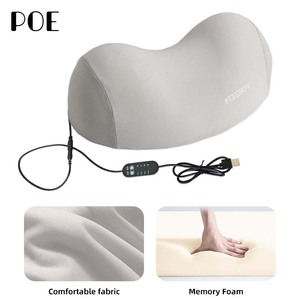 Oreiller chauffant ergonomique en mousse à mémoire de forme pour le cou, en soie de lait, anti-acariens, matelassé, antistatique <span class=keywords><strong>et</strong></span> lavable - Product Image 4