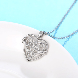 Collar con Colgante de Corazón Doble para Mujer, Cadena Larga Estilo Boho, Joyería de Moda - Product Image 4