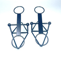 Support de présentation en métal doré en gros, base pour sphères de cristaux, support en métal pour décoration