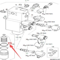 8437166 Chaolutong Nouveau filtre hydraulique haute pression pour chariot élévateur 10 tonnes Linde K10/K13/K15 011 Fabriqué en Chine Pièces détachées pour chariot élévateur