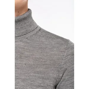 Maglione a Collo Alto in Lana Merino da Donna - Product Image 2
