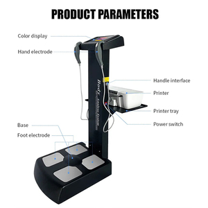 Analizador Corporal Profesional Portátil Negro, Dispositivo de Gestión de Membresías con Medición de Composición Corporal y BMI, Construcción de Metal y ABS TH28 - Product Image 2