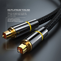 Kabel Audio Serat Optik, Speaker Audio DVD TV SPDIF Serat Optik, Kabel Serat Optik Audio Digital Toslink