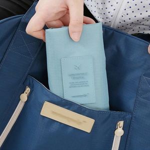 Multifunction Travel <b>Bag</b> Portable <b>Tote</b> <b>Bags</b> for Women <b>Nylon</b> Fold Dust-proof Shoe Organizer Storage Handbag Travelling Ladies - Product Image 5