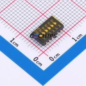 DU-06P DIP Switch SMD,P=1.27mm Switch Single Pole Single Throw 6 1.27mm 25mA - Product Image 1