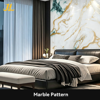 Panneau mural en marbre auto-adhésif 3D, panneau décoratif en PVC imperméable pour revêtement mural intérieur
