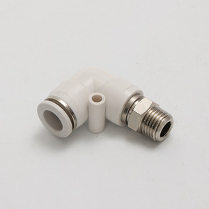 Conector Rápido Desto Pb8-02, Codo Roscado para Agua, Gas, Aceite y Piezas Neumáticas - Product Image 3