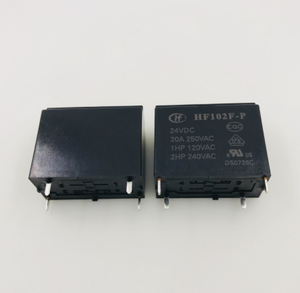 HF102F-24VDC relai daya tinggi 24Vdc 4-Pin relai daya kecil lebih dari 2 Amps AC dan relai pemanas Air - Product Image 6