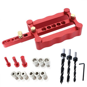 6/8/10mm 3-in-1 Straight Hole Punching Locator Vertical Pocket Hole Jig DIY Woodworking Tools <strong>Drill</strong> <strong>Guide</strong> OEM - Product Image 1