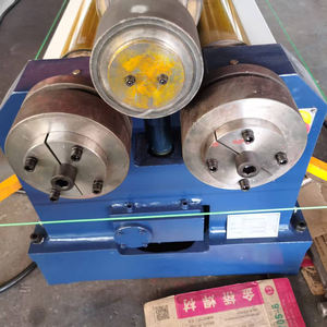 High Accuracy Industrial Use 3 Rollers Carbon Steel Plate Manual Roller <b>Bending</b> <b>Machine</b> for Aluminum Stainless Steel - Product Image 5