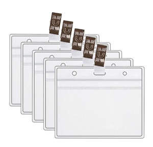 Couverture de carte d'identité en PVC, couverture de carte d'identité en plastique transparent, styles divers - Product Image 1