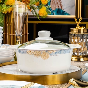 Vajilla de Cerámica de Jingdezhen, Juego de Platos de Porcelana Fina, Vajilla de Estilo Nórdico, Tazón de Porcelana, Regalos al por Mayor - Product Image 3