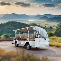 Navette touristique électrique de centre de villégiature pittoresque à différents sièges personnalisée