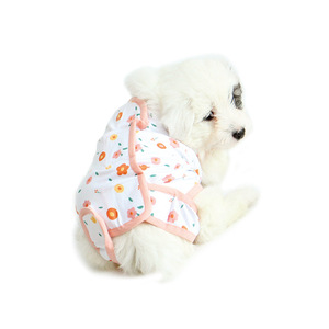 Traje de esterilización para gatos, floral, de algodón, transpirable, antilamido, chaleco posoperatorio para gatos - Product Image 2