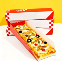 Caja de Cartón Personalizada para Alimentos, Caja Triangular Individual para Pizza de Una Rebanada, para Llevar