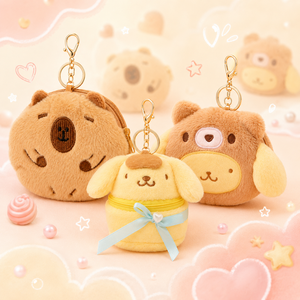 Monedero de Peluche con Forma de Animal, Llavero, Mini Cartera, Bolsa Pequeña, Bolsita de Almacenamiento, Regalo - Product Image 1
