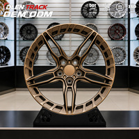 Jantes monobloc forgées Aero Ring personnalisées en bronze satiné 5x112 5x120 19x8.5 19x10 20x9 20x10.5 pour Benz W213 BMW G80 AMG GT