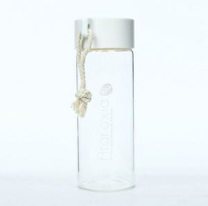Wholesale DIY Transparent Custom Glass Tumbler Water <b>Bottle</b> with Large Capacity Reusable Portable Design Screw-On Cap - Product Image 5