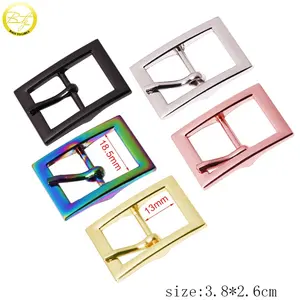 Good Selling Backpack Single Pin Buckle Multiple Color Handbag Hardware Roller Strap Metal Buckle For Shoes Accessory