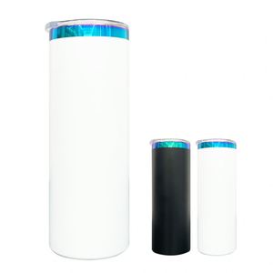 Vaso de 20 oz con Fondo Verde para Grabado Láser con Tapa Deslizante - Product Image 2