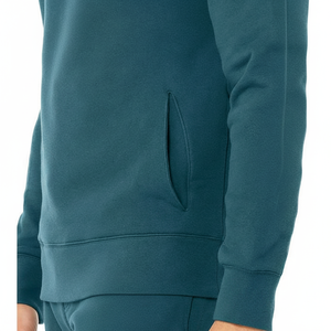 Sweat-shirt à capuche en molleton 100% coton, coupe régulière, confortable, style streetwear, avec poche, pour homme, personnalisable, pour l'hiver - Product Image 1