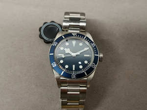 นาฬิกากลไกสำหรับผู้ชายขายดีใน2025พร้อมสายรัดเหล็กหน้าปัดสีน้ำเงินนาฬิกากลไกสำหรับดำน้ำ - Product Image 4