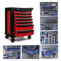 Carro de Herramientas con 7 Cajones, Caja de Herramientas Rodante con Herramientas