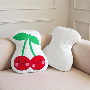 Kawaii fruits trucs étreignant peluches cadeau décoratif mignon <span class=keywords><strong>cerise</strong></span> en peluche oreiller doux broderie oreiller <span class=keywords><strong>coussin</strong></span> siège décor pour la maison - Product Image 1