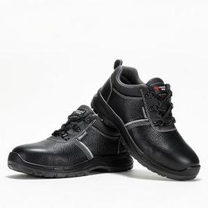 Zapatos de Seguridad de Caña Alta con Estándar Europeo para Todo Clima - <span class=keywords><strong>Botas</strong></span> de Trabajo para Hombre de Cuero Vacuno con Puntera de Acero, Antiestáticas y Anti-Impactos para Construcción - Product Image 3