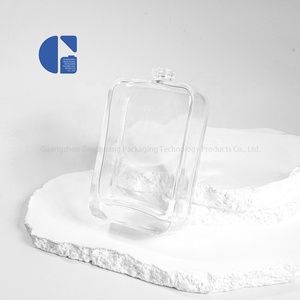 Tùy Chỉnh Sang Trọng Rỗng Phong Cách Cổ Điển Phẳng Vuông Thủy Tinh Trong Suốt Chai Nước Hoa Parfum Container 50Ml 100Ml - Product Image 5