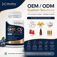 Gummies liposomales GHK-CU à marque privée OEM, 60 unités, supplément antioxydant pour la protection cellulaire, la santé des cheveux et la réparation du ADN, certifié GMP