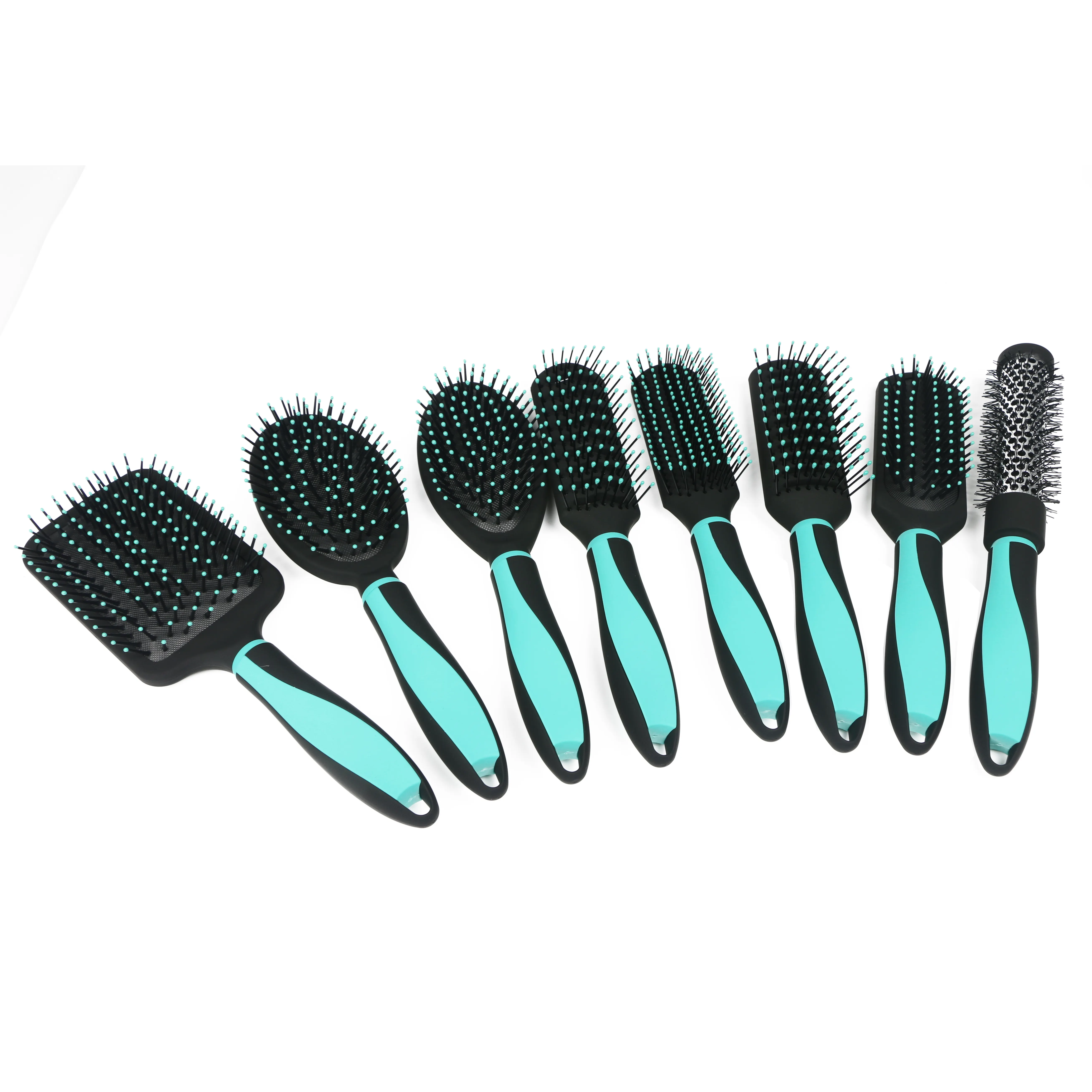 Luxury Hair Brush Styling Set Salon Cushion Scalp Massager Gift Kit Detangling Hair Brushes Set