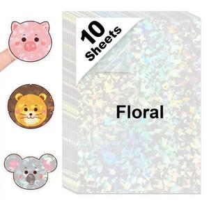 ورق لاصق ذاتي لامع/غير لامع/شفاف مقاوم للماء فارغ بألوان كاملة A4 قابل لطباعة - Product Image 6