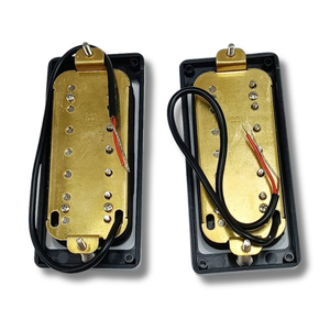 Set di 50/52MM Pickup Humbucker Bianchi a Doppia Bobina per Chitarra Elettrica a 6 Corde, Pickup in Metallo per Manico e Ponte - Product Image 2