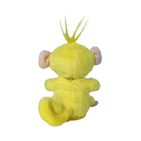Interactive Parler Jaune Super Doux En Peluche Singe Jouet Brodé PP Coton Animal En Peluche Mobile Balançant Caractéristique Trois Ans