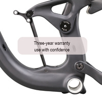 ICAN carbone haut de gamme VTT cadres P9 de carbone de vélo de montagne suspension complète