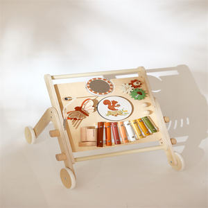 Offre Spéciale Montessori Chariot d'intelligence multifonctionnel Montessori Trotteur musical pour enfants de 0 <span class=keywords><strong>à</strong></span> 3 ans pour apprendre et jouer - Product Image 2